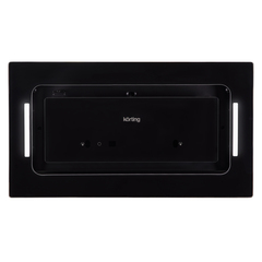 Вытяжка Korting KHI 6099 ICGN, полновстраиваемая, 900 м³/ч, сенсорное управление, черная