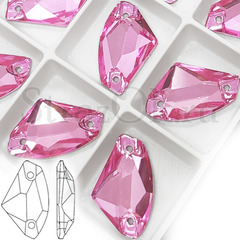 Купите стразы для обувь на Угги пришивные Galactic Light Rose розовые