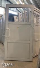 Дверь пластиковая входная Б/У 2040(в) x 1040(ш)