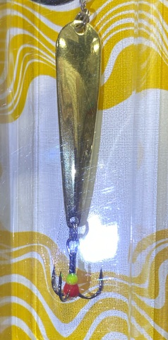 61 Блесна зимняя KDF Minkur 130-8027 7 гр 53 мм цв gold