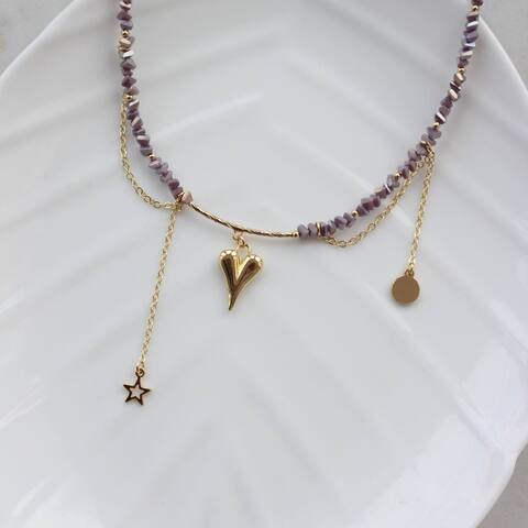 Набор для создания колье (в золотом цвете) НАБ017