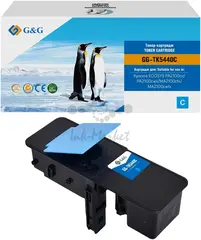 Тонер-картридж G&G, аналог Kyocera TK-5440C голубой для Kyocera PA2100cx, PA2100cwx, MA2100cfx, MA2100cwfx 2.4k с чипом