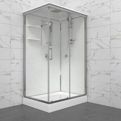 Душевая кабина Triton Рич-Хром правая А 120*90