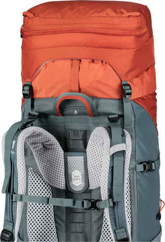 Картинка рюкзак туристический Deuter Aircontact Lite 60+10 SL paprika-teal - 6