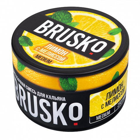 Tobacco-free mixture for hookah Brusko Medium Lemon Pie 250g