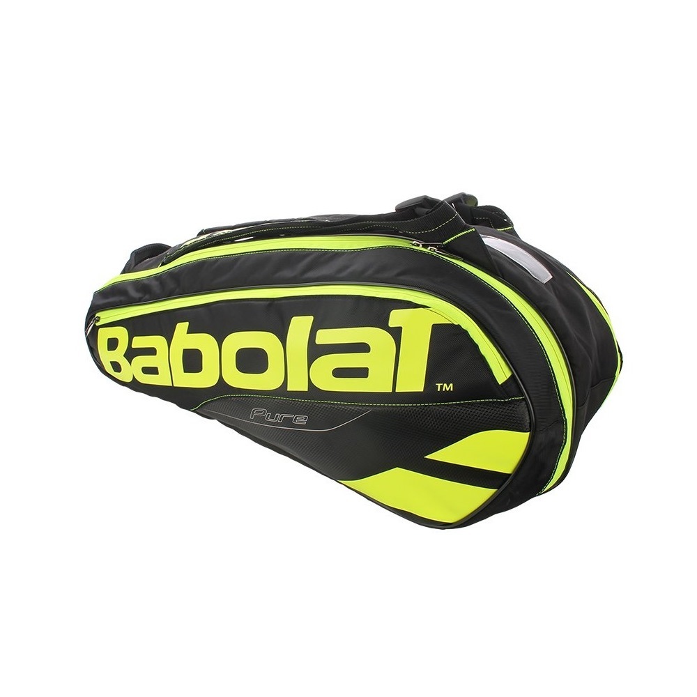 Теннисная сумка Babolat Pure (черно-желтый) (6 ракеток)