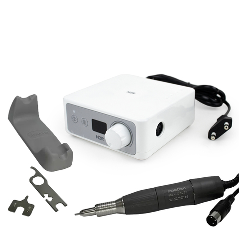 Аппарат для маникюра/педикюра Marathon N2R/H35LSP серебристый/черный без педали