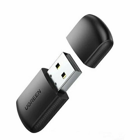 Передатчик UGREEN CM448 20204 AC650 11ac Dual-Band Wireless USB Adapter, Black