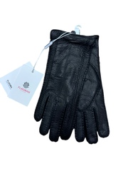 Перчатки.Женские.Кожаные.Кожа оленя. Подклад: трикотаж-шерсть. 5 шт в упаковке.