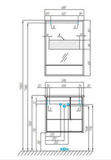 Тумба Акватон Ривьера 60 с раковиной Roca VICTORIA-N 60