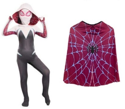 Женщина паук детский костюм с плащом