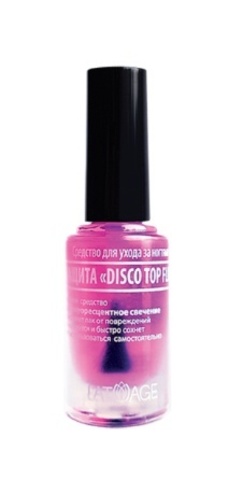 l`atuage Средство для ногтей ЗАЩИТА DISCO TOP FLUO 8.5г