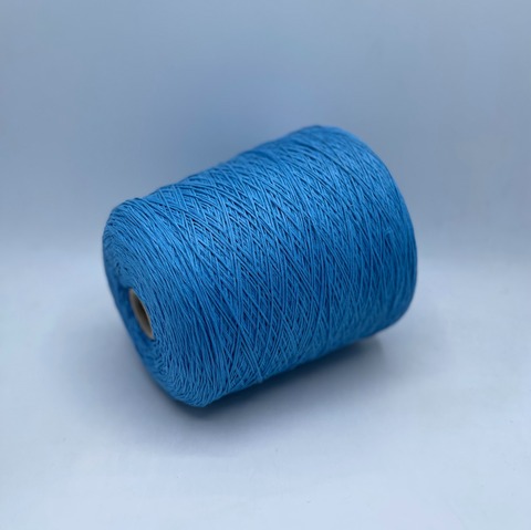 Бобинная пряжа (пр.Италия), art-Cotone 310м/100гр. 100% Хлопок, цвет-Голубая лазурь арт.25011