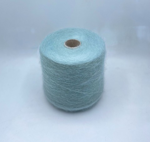 Mister Joe (пр.Италия), art.Canterbury, 1000м/100гр.60% Мохер 4% Шерсть 36% Полиамид  , цвет-Небесно-голубой на бежеватой основе, арт.28388