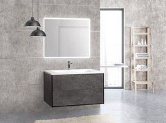 Cezares PREMIER-HPL-100-2C-SO-CESTR-BLUM PREMIER-HPL База под раковину подв.с двумя выкатн. ящиками c мех-ми PUSH, Cemento Struttura, 1000x500x560, PREMIER-HPL-100-2C-SO-CESTR-BLUM фото