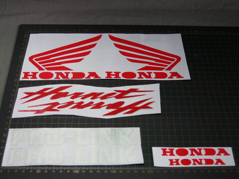 Наклейки Honda Hornet красные