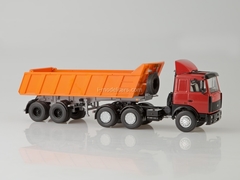 MAZ-6422 with semitrailer-tipper MAZ-9506-20 1:43 Start Scale Models (SSM)