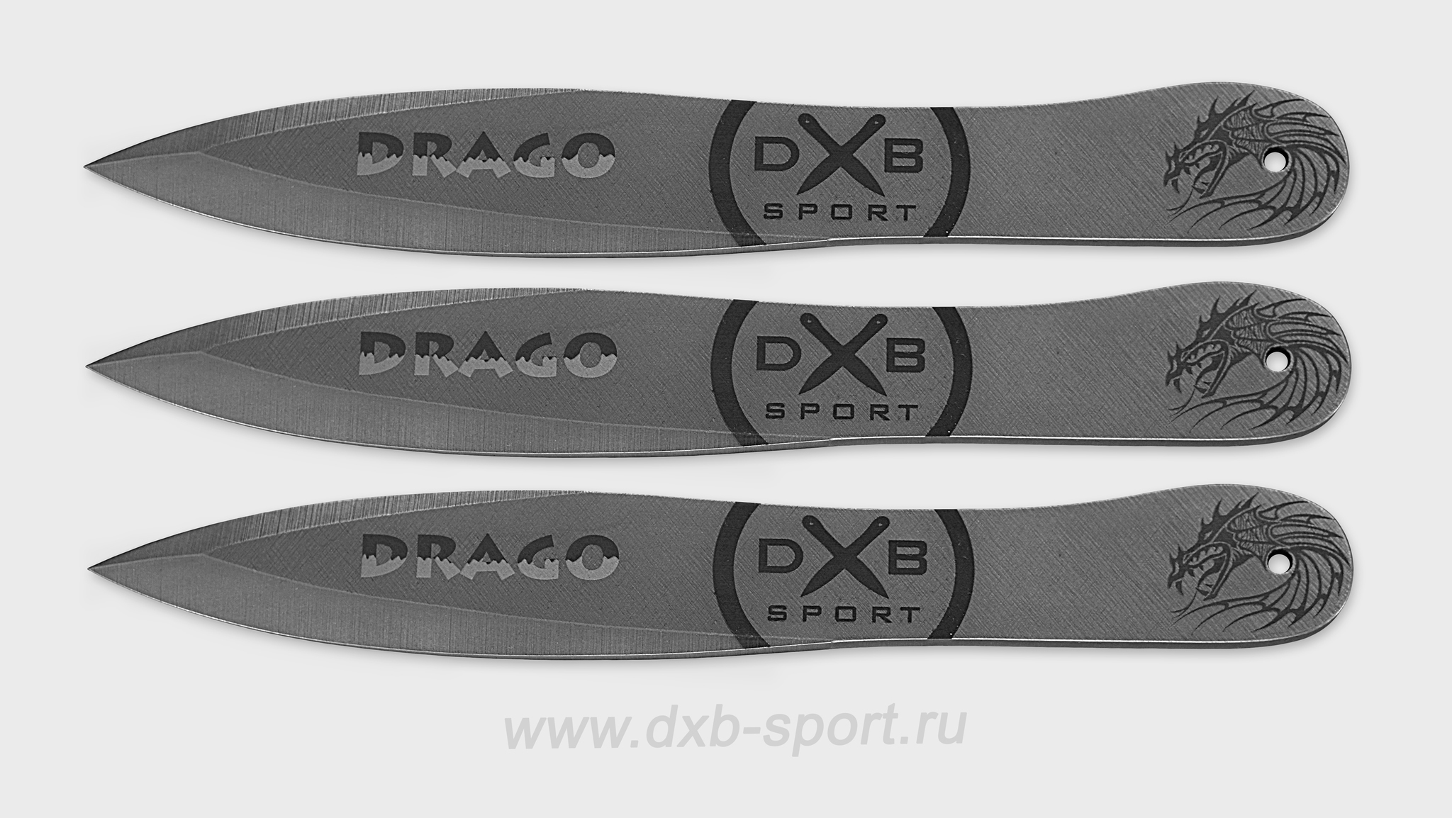 TK 087-380BDR 8 3PCS Dragon Throwing Knife Set with Sheath – Rex