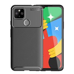 Силиконовый ударопрочный чехол Yuetao для Google Pixel 5 (Черный)