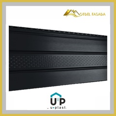 Софит Ю-Пласт Классика Графит с частичной перфорацией  3000* 300мм