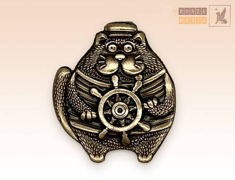 значок Кот Моряк