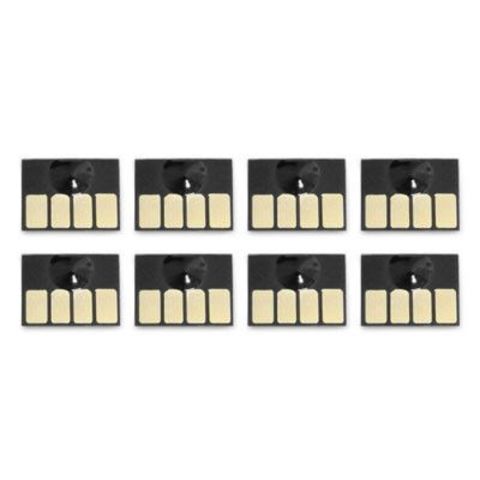 Чипы для перезаправляемых картриджей (ПЗК/ДЗК) HP DesignJet Z2100, Z5200 (HP 70), 8 шт.