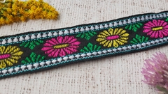 Тесьма текстиль жаккард, ш. 3,5 см