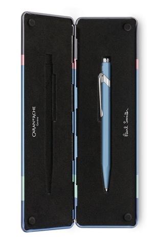 Ручка шариковая Caran d`Ache 849 Paul Smith SE, Sky Blue (849.155)
