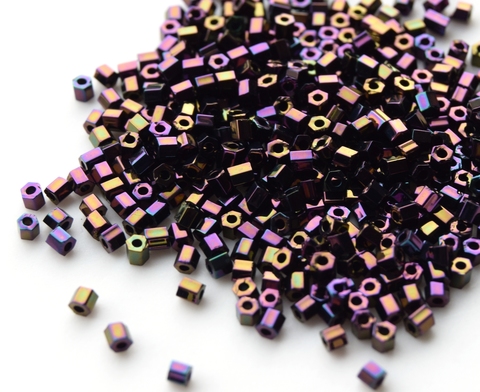 Бисер Тохо Hexagon 11/0 0085 филетовый ирис