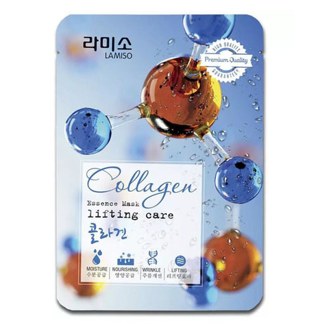 La Miso Collagen Essence Mask Sheet - Маска-салфетка с экстрактом коллагена