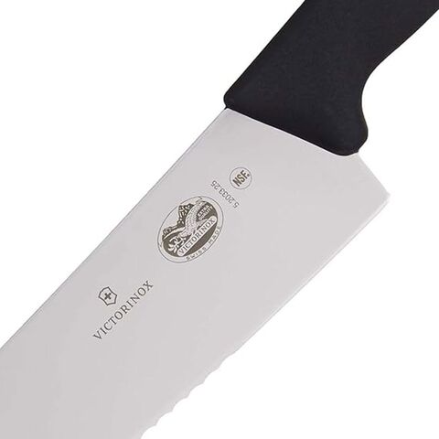 Нож кухонный Victorinox для разделки мяса, 25 см, Fibrox, чёрный (5.2033.25)