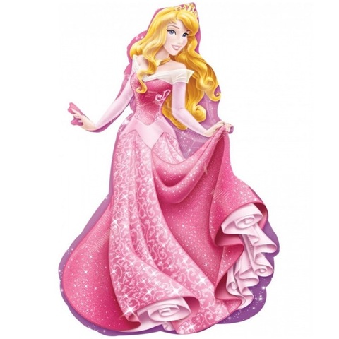 Шар фигура Принцесса Спящая Красавица Дисней, 86 см