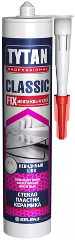 Монтажный клей Tytan Classic Fix Professional (Титан Классик Фикс Профессионал) прозрачный, 310 мл