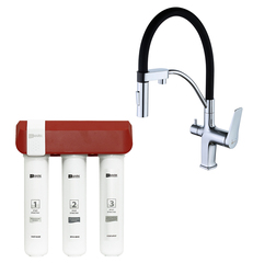 Lemark LM3074C086 Комплект Lemark: Смеситель LM3074C для кухни с гибким изливом + Фильтр для очистки жесткой воды OPTI фото