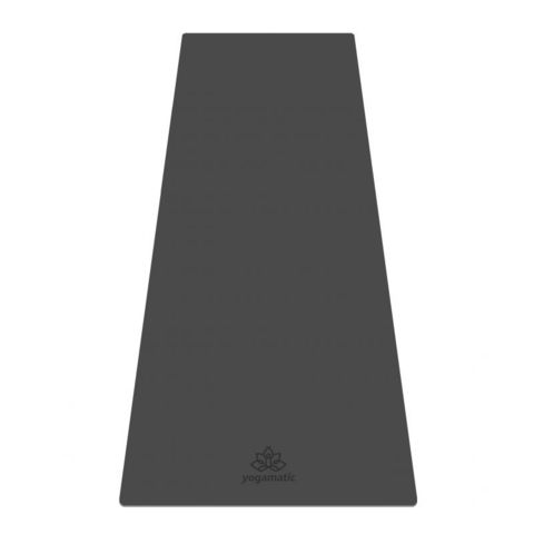 Каучуковый йога коврик Dark Grey  185*68*0,4 см