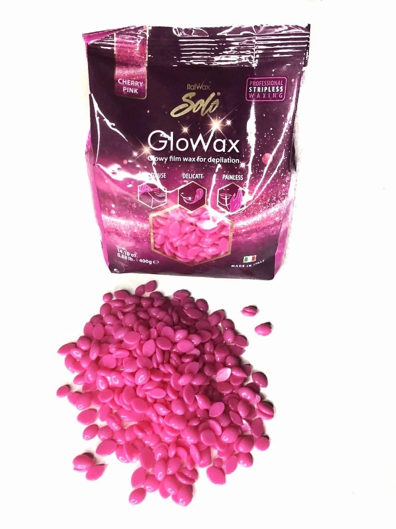 Воск горячий (пленочный) ITALWAX SOLO GLOWAX (вишня) гранулы 100 гр -  купить по выгодной цене | Материалы для бровей и ресниц