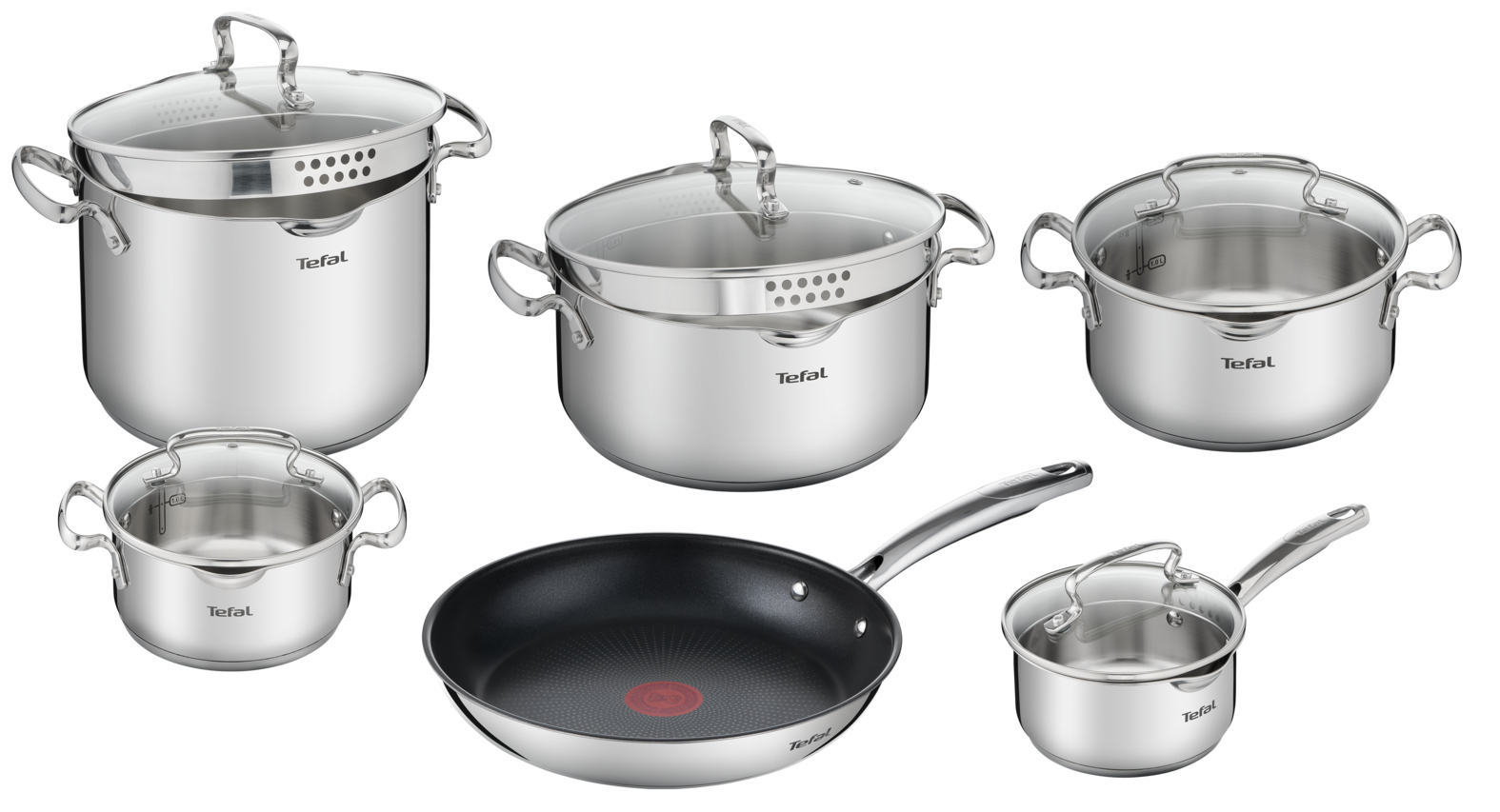 Набор посуды Tefal Duetto+ 11 предметов G732SB55
