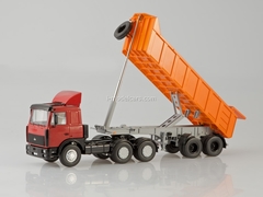 MAZ-6422 with semitrailer-tipper MAZ-9506-20 1:43 Start Scale Models (SSM)