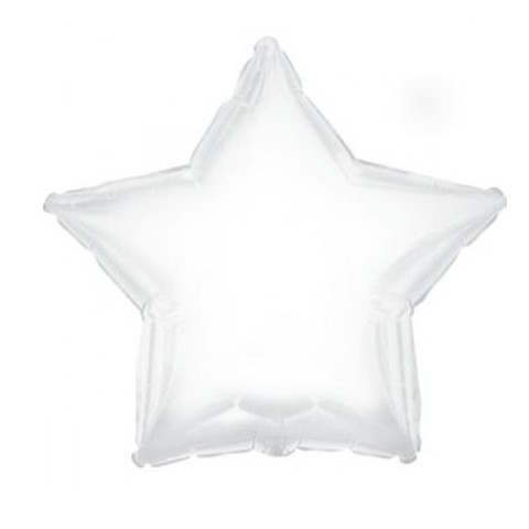 Звезда из фольги белая, Пастель (46 см)