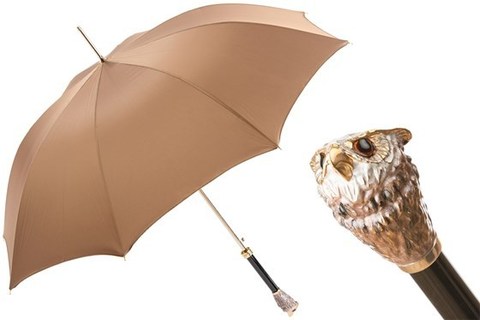 Зонт-трость Pasotti Owl Umbrella, Италия (арт.479 Oxf-2 K51).