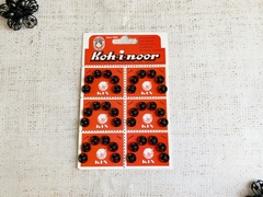 Кнопки KOH-I-NOOR №2 пр-во Чехия, d 9 мм, чёрный