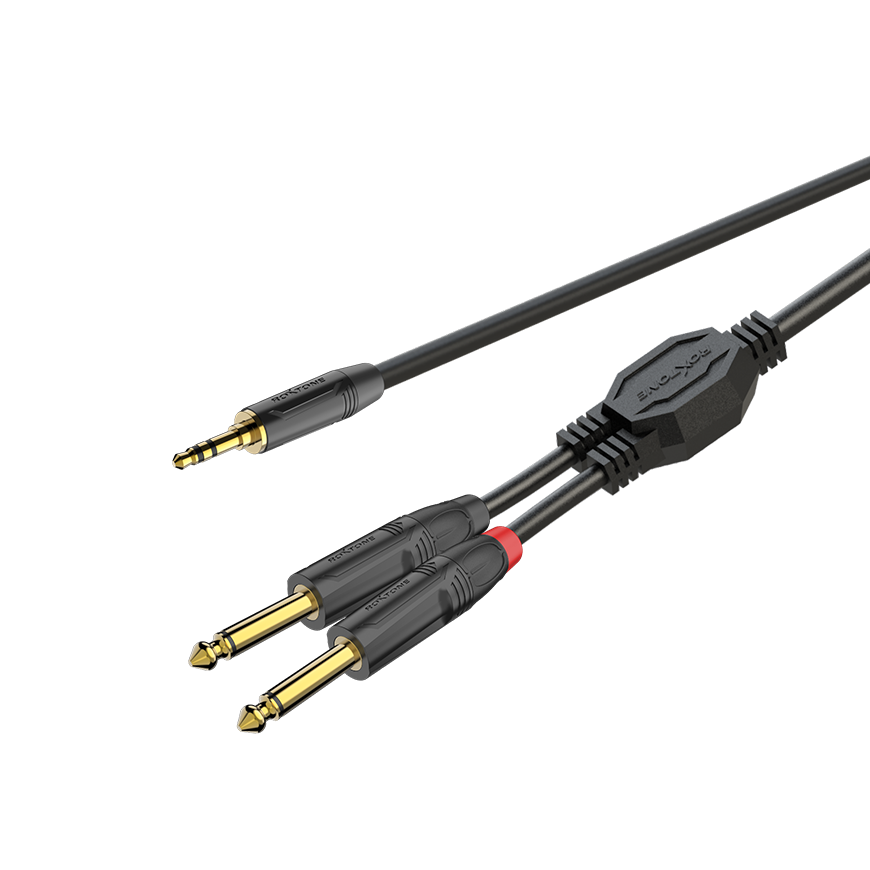 Кабель stereo. Кабель аудио 1xmini Jack - 2xjack. Кабель 1xmini Jack - 2xjack ROXTONE rayc130/3 3.0m. Jack 6.3 кабель стерео. ROXTONE rf2p-bg.