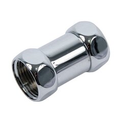 Монтажный комплект латунный хромированный для полотенцесушителя Ду 25-20 гайка-гайка прямой