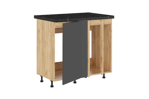 Брауни МП-1000 шкаф под мойку (Стол под мойку (прямой угол) одна створка+2 фальшпанели)