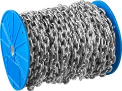 ЗУБР DIN 766, 8 мм, L 15 м, короткозвенная цепь, Профессионал (4-304050-08)