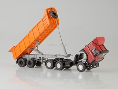 MAZ-6422 with semitrailer-tipper MAZ-9506-20 1:43 Start Scale Models (SSM)