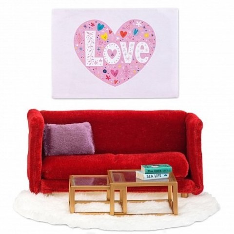 Кукольная мебель Lundby Смоланд.Гостиная в красных тонах 60208100