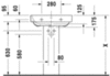 Раковина Duravit Happy D.2 2316600030