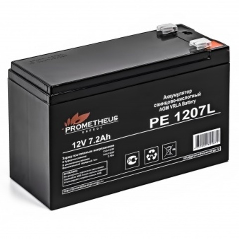 Аккумулятор Prometheus Energy PE 1207L 12 V 7 Ah 12V