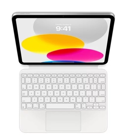 Клавиатура Apple Magic Keyboard Folio для iPad 10.9 2022 White (MQDP3LL/A), Русская гравировка